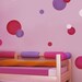 Reusable Stencils Polka Dots 3 pc kit - Easy wall decor for Nurseries, Kids Rooms