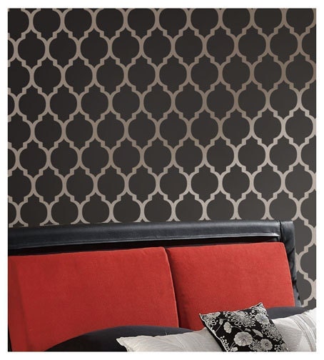 Moroccan Stencil Casablanca - Reusable stencils for walls and fabric - DIY decor