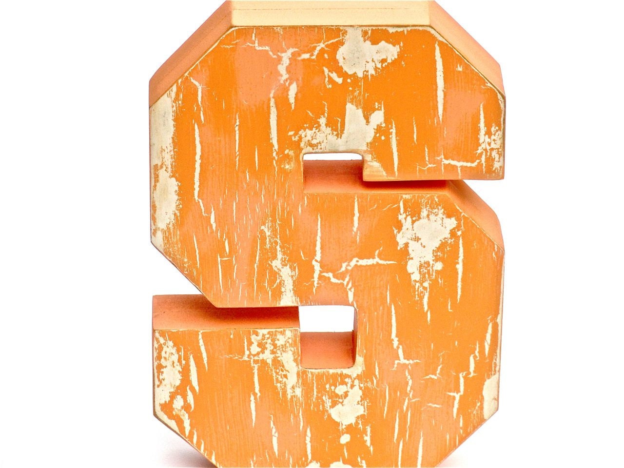 GO GREEN....Free Standing Letters, Block, Wooden Initials, Custom Wood Letters, Shabby Chic, Marmalade, Nursery, Office, Home Decor