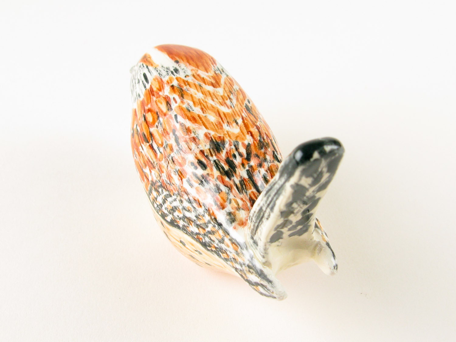 Ceramic Bird Hand Formed Cactus Wren
