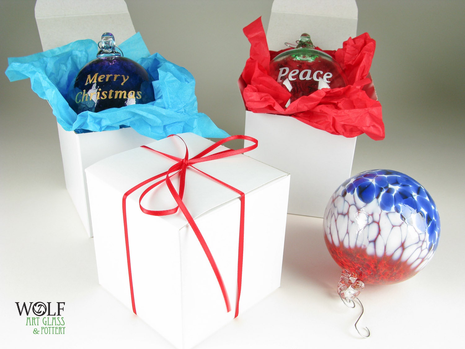 TURD BALL Recycled Glass Bottle Etched Ball Ornament Blown Upcycled Glass Quirky Gag Gift
