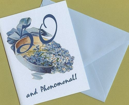 50th Birthday Card, 50 and Phenomenal