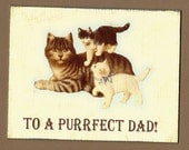 Father's Day Card - To a Purrfect Dad