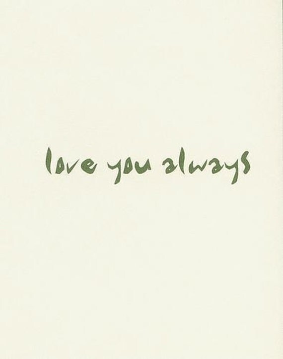 Love card, Love you always, Anniversary card