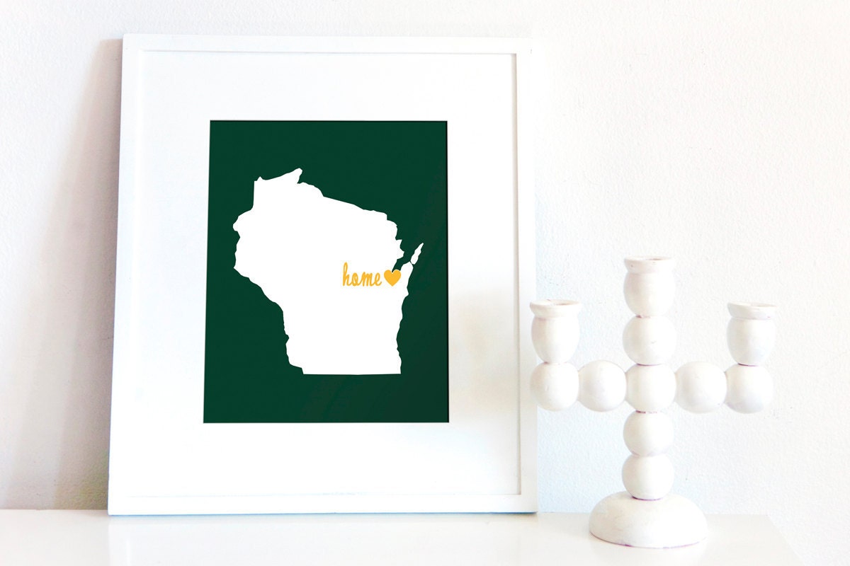 Green Bay is My Home // 8x10 Digital Print