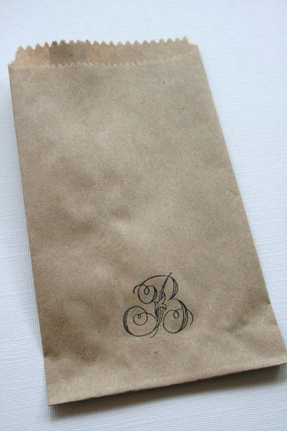 QTY 100 Extra Small Recycled Brown Paper Flat Merchandise Bags - 3 1/4 Inches x 5 1/4 Inches