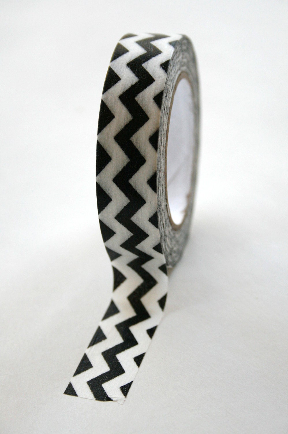 Washi Tape Black White Chevron - 15mm - Deco Tape No. 126