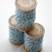 Packaging Twine - 30 Yards on Wooden Spool - Sky Blue