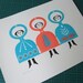 Folkdance screenprint