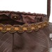 OOAK Flirty Skirt Purse in Bronze Taffeta