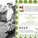 Golf Birthday Invitation - YOU PRINT - 4x6 or 5x7