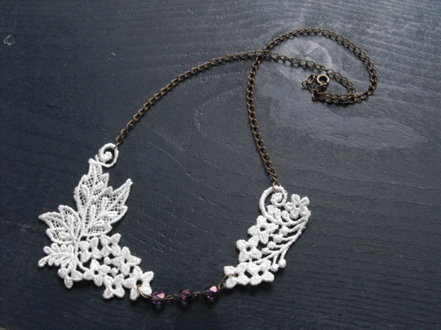 Ivory Lace Necklace