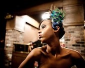 the amazing peacock feather headdress by eeek