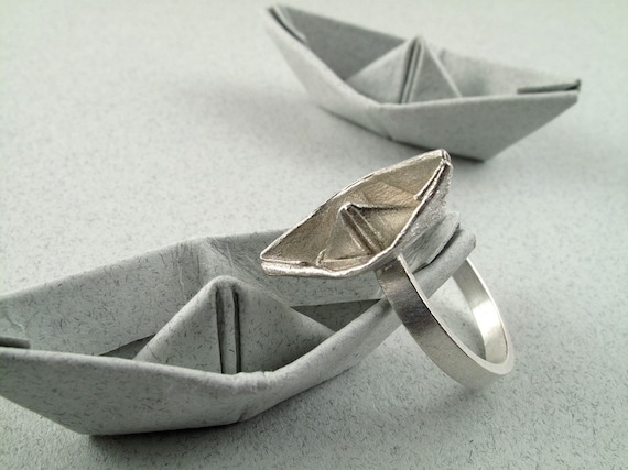 Origami Boat Ring