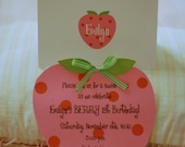 Strawberry Shortcake Birthday Invitations