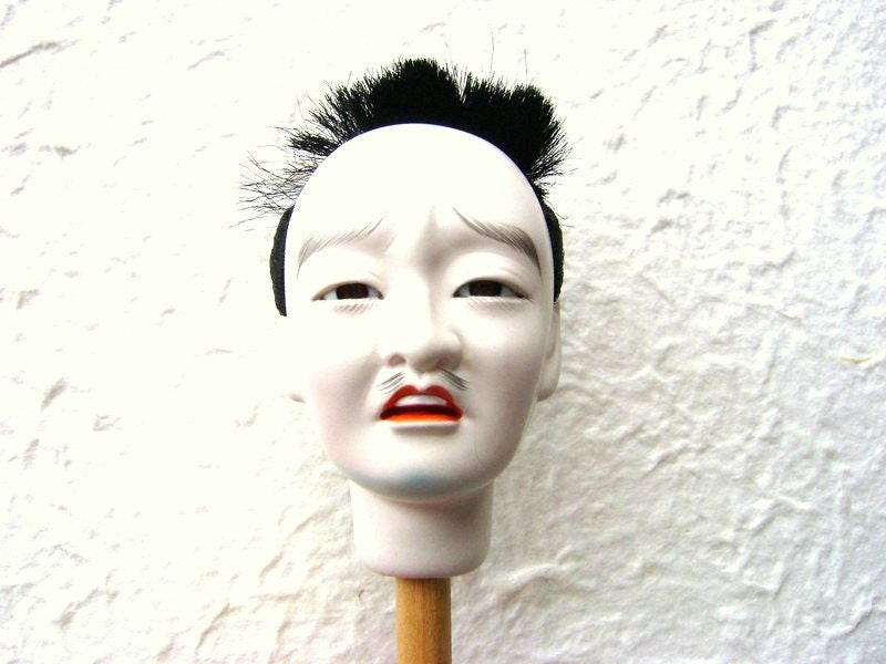 Vintage Japanese Doll Head Hina Matsuri Man Body Part No 19