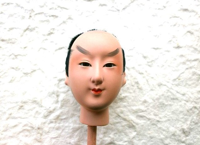 Japanese Doll Head Hina Matsuri Man No.29