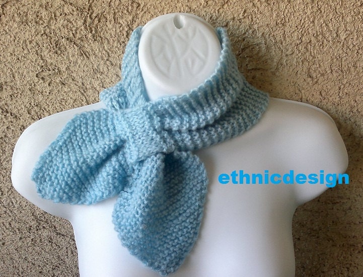 Knitting  E Pattern  Number 42 Tuxedo Scarf Cowl  -  Knit now - Fall Fashion Autumn Accessories