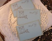 Owl Cards For Crafters and Shop Owners Handmade By Set of 10