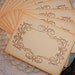 Wedding Event and Party Place Cards Food Buffet Label Tags Set of 12