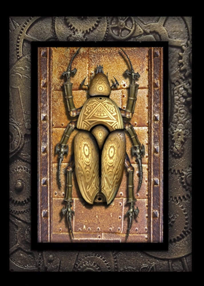 Crypto-Entomology Art Print by Brian Giberson - The Locksmith Beetle