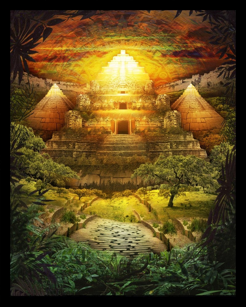 Lost Lands of Imagination - El Dorado - Art Print by Brian Giberson