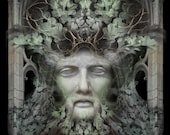 Personification of The Green Man -  Art Print by Brian Giberson