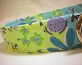 Lilly Pulitzer Blue Happy Mice Mouse Fabric Dog Collar Custom Handmade from PinkysPetGear on Etsy