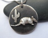Silver Armadillo Necklace
