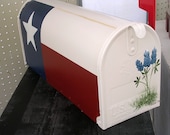 Double Texas Flag mailbox