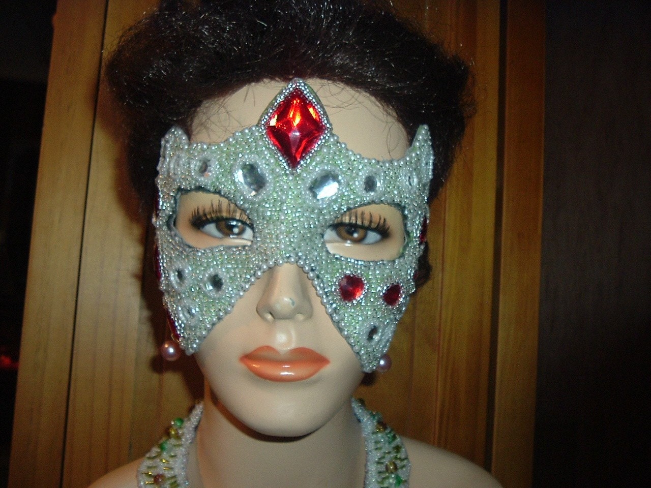 Fairy Mask / bead Embroidered