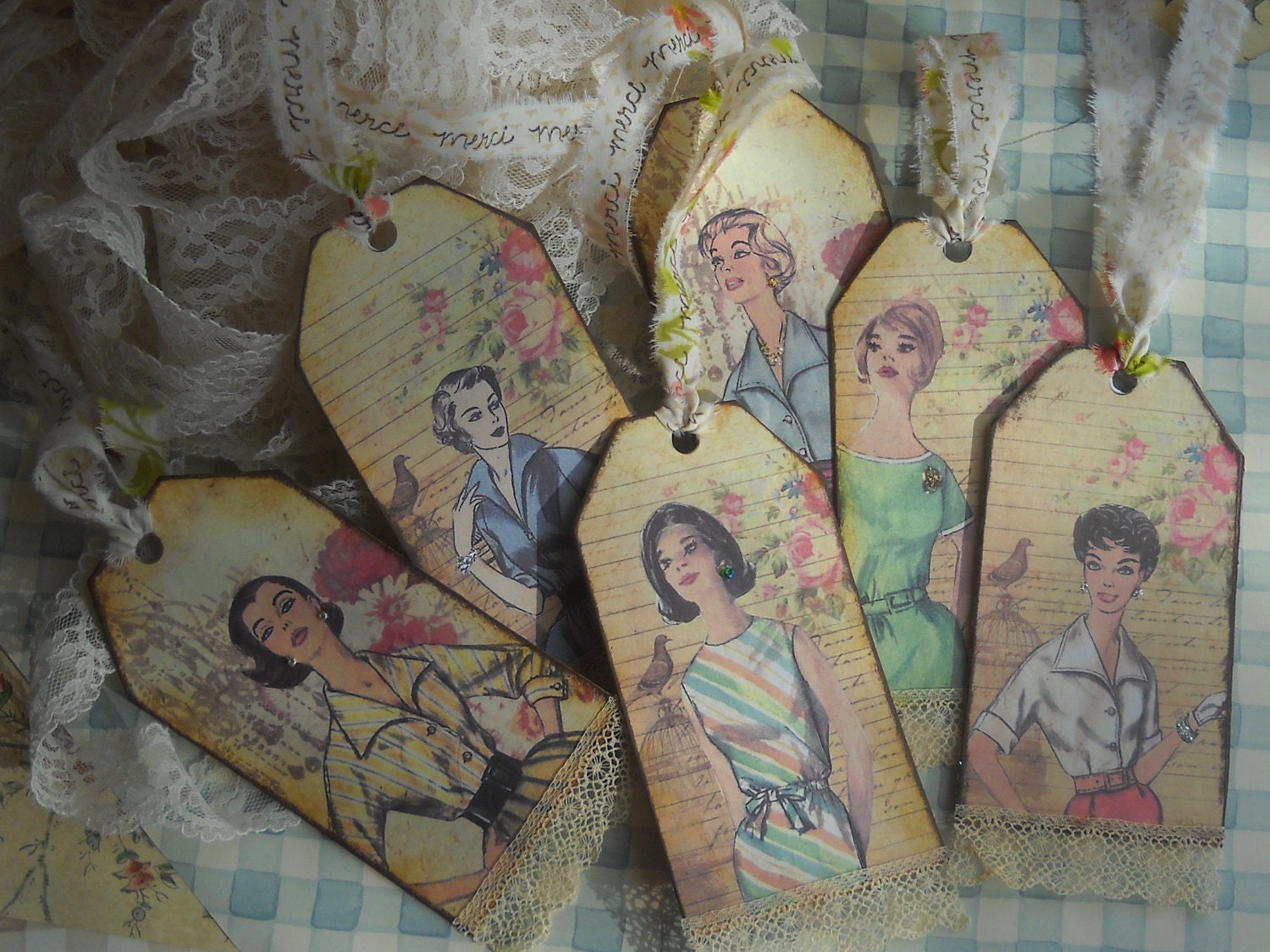 For the bridesmaids - gift tags