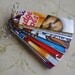 100 elongated recycled packaging tags