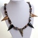 stone bead necklace Show Stopper semi precious adjustable