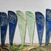 6 Ceramic Garden Stakes- Made to order- You Choose