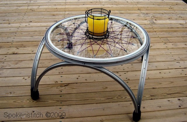 Bicycle Wheel Table