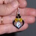 Pittsburgh Steeler Inspired Piece of My Heart Earrings