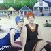 Crystal Beach Babes - 20x28 Acrylic Painting on Canvas