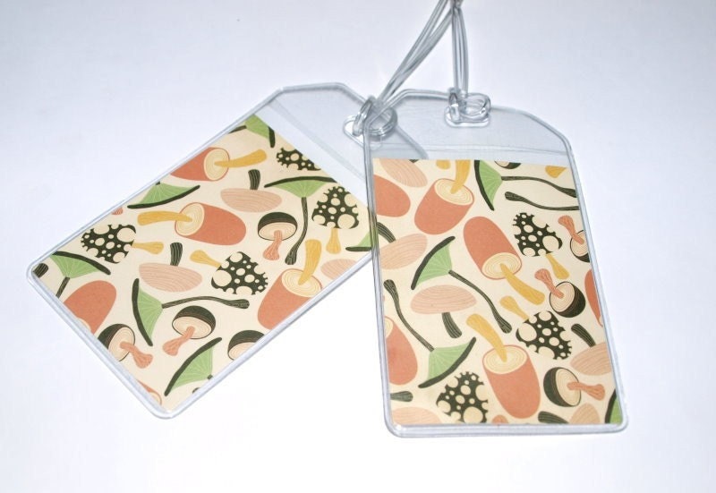 Luggage Tags - Set of Two  - Fungus Among Us