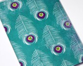 Passport Cover  - Peacock Feathers