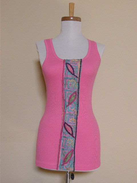 Sale Indian Summer Hot Pink Tank Top Size Medium