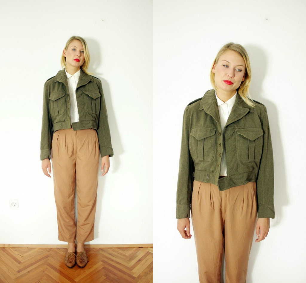 Vintage jacket / 1957 military Miller and Gabbe limited / size S-M