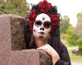 Viuda Negra Mask for Day of the Dead/Dia de los Muetos/Cosplay