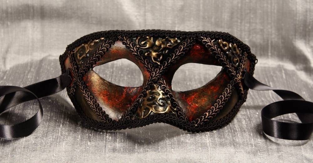 Diablo Italiano (Italian Devil) Mask for Masquerade/Costume/Halloween/Mardi Gras/Prom