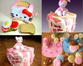 Felt toys set(Conbine 3 sets at Special Price)-PDF Pattern Via Email--T03,F20,F16