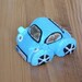 DIY Felt Beetle(VW bug)--PDF Pattern and instructions via Email--T20