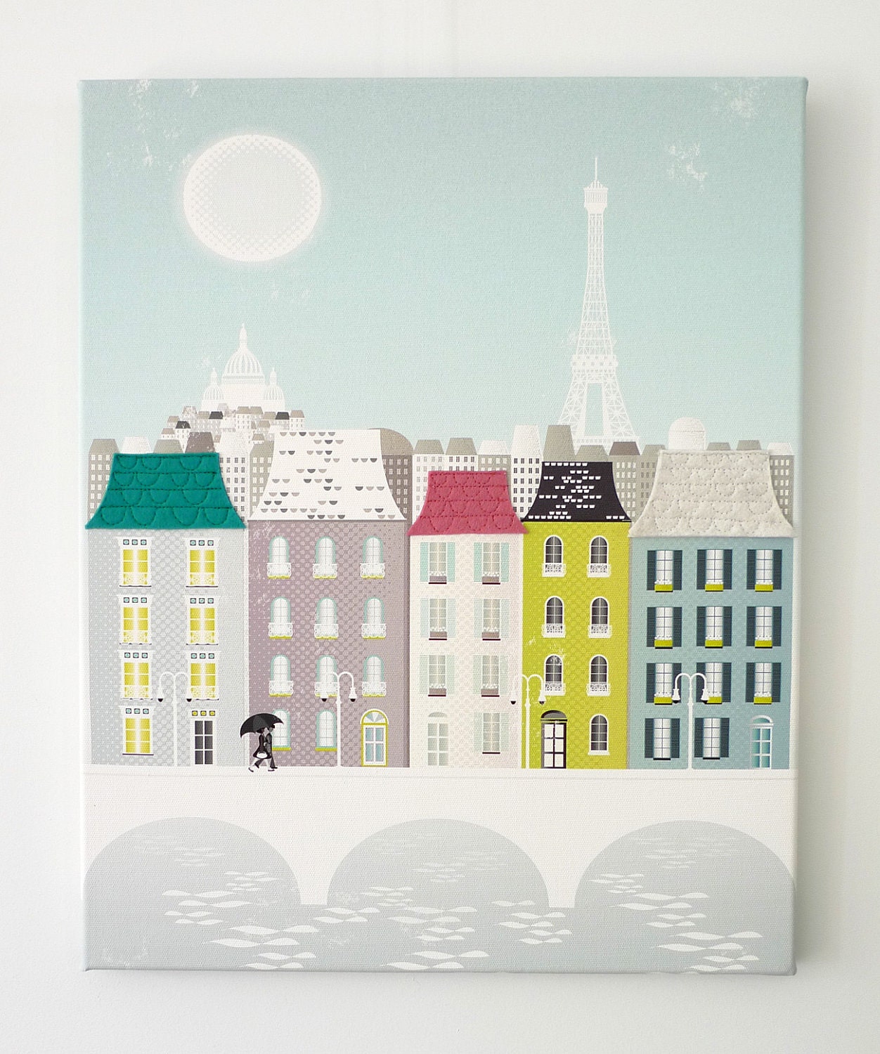 Paris - Textiles Canvas Print