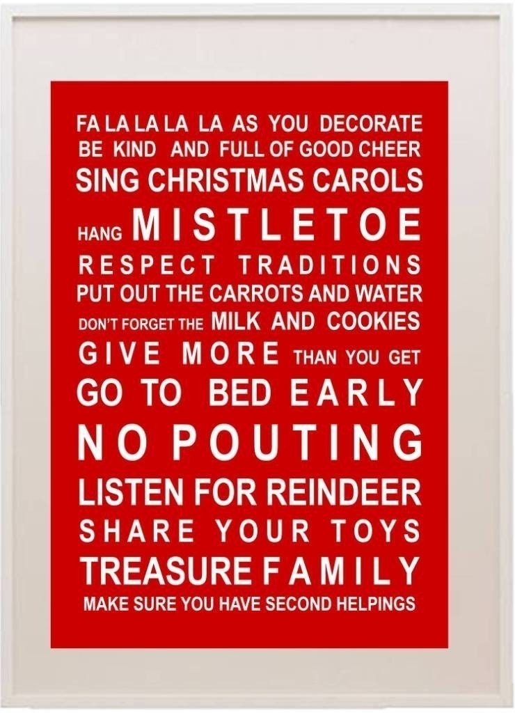 Christmas Rules - Vintage Bus Roll Style