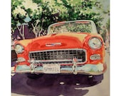 Art Custom Watercolor Painting or Portrait  - Mothers Day - From Your Photos of Any Loved One or Thing 10.5  x 13.5 Under 140 usd