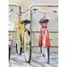 Bicycle Art  - Watercolor Painting Print -  Home Decor - Men Women - Florence Italy Travel Bikes Italy Home Decor Wall Decor  Office